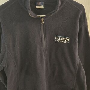 MV Sport Villanova University Men's Navy Blue Half Zip Fleece (L)